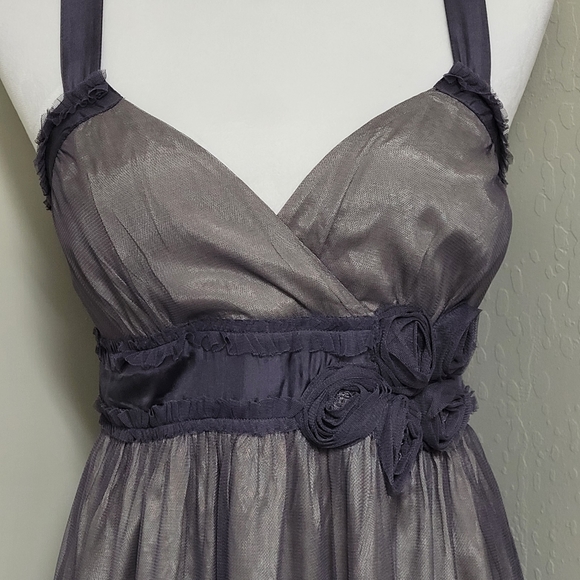 Anthropologie Moulinette Soeurs Rosette Tulle Dress Size 4 - Picture 2 of 16